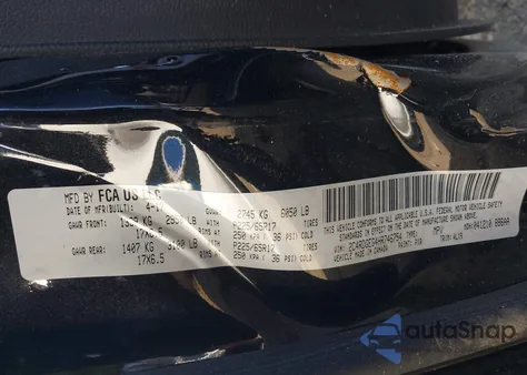 2017 Dodge Grand Caravan Gt z USA, uszkodzony, nr VIN 2C4RDGEG4HR746754